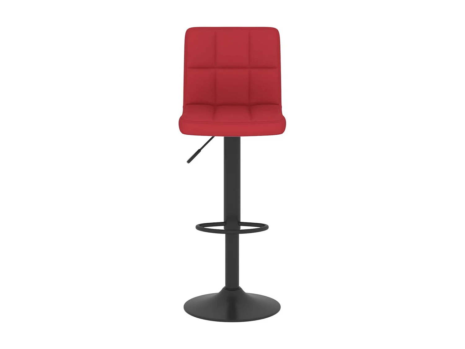 Tabourets de bar 2 pcs Rouge bordeaux Tissu 8