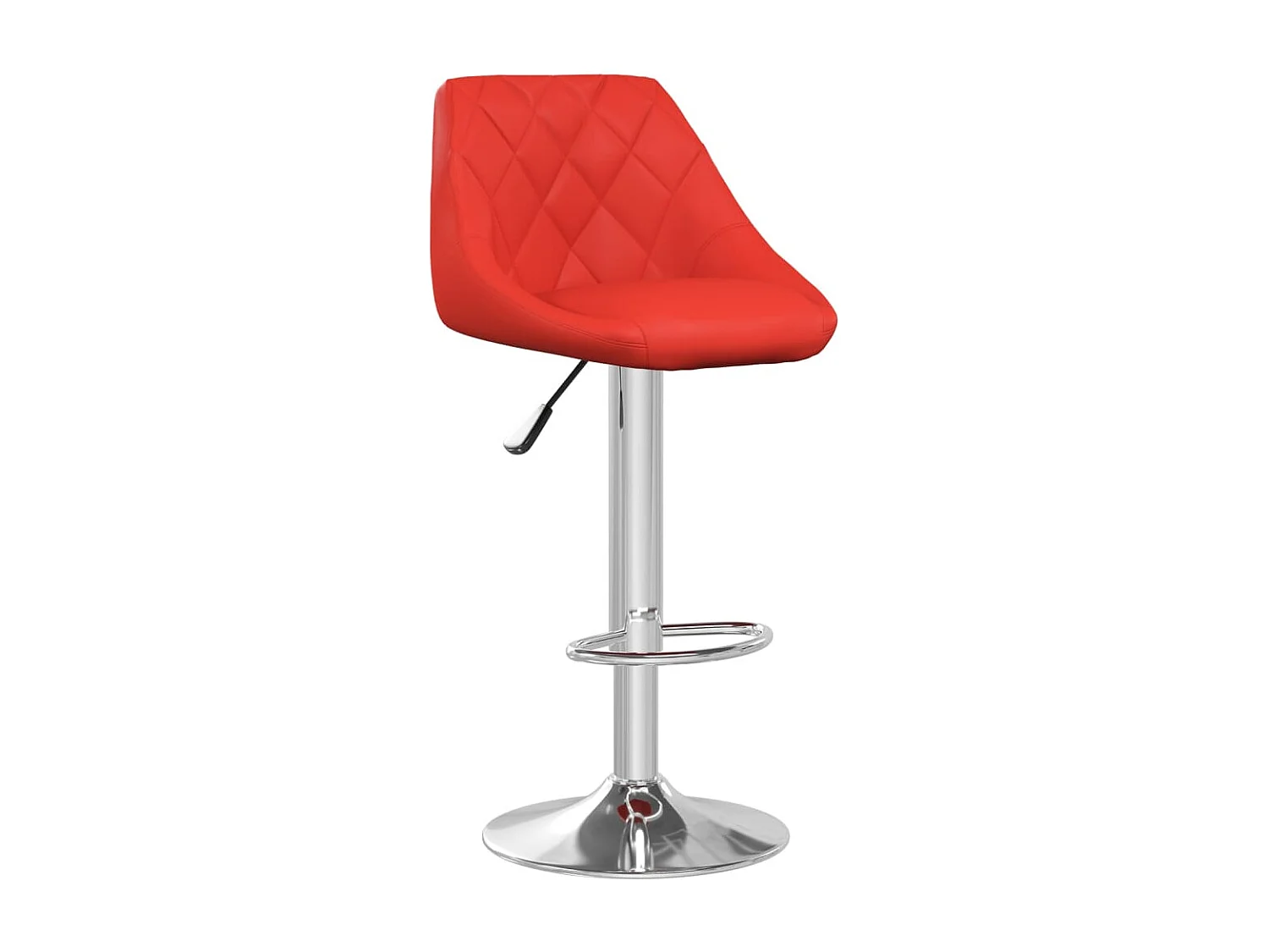 Tabourets de bar 2 pcs Rouge Similicuir 17
