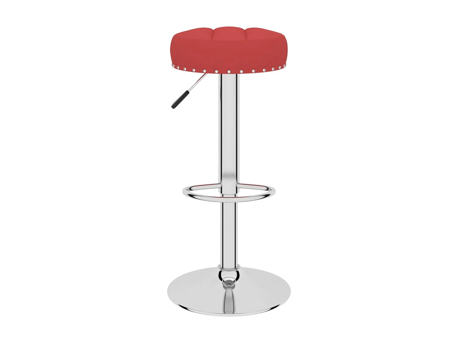 Tabourets de bar 2 pcs Rouge bordeaux Tissu 5