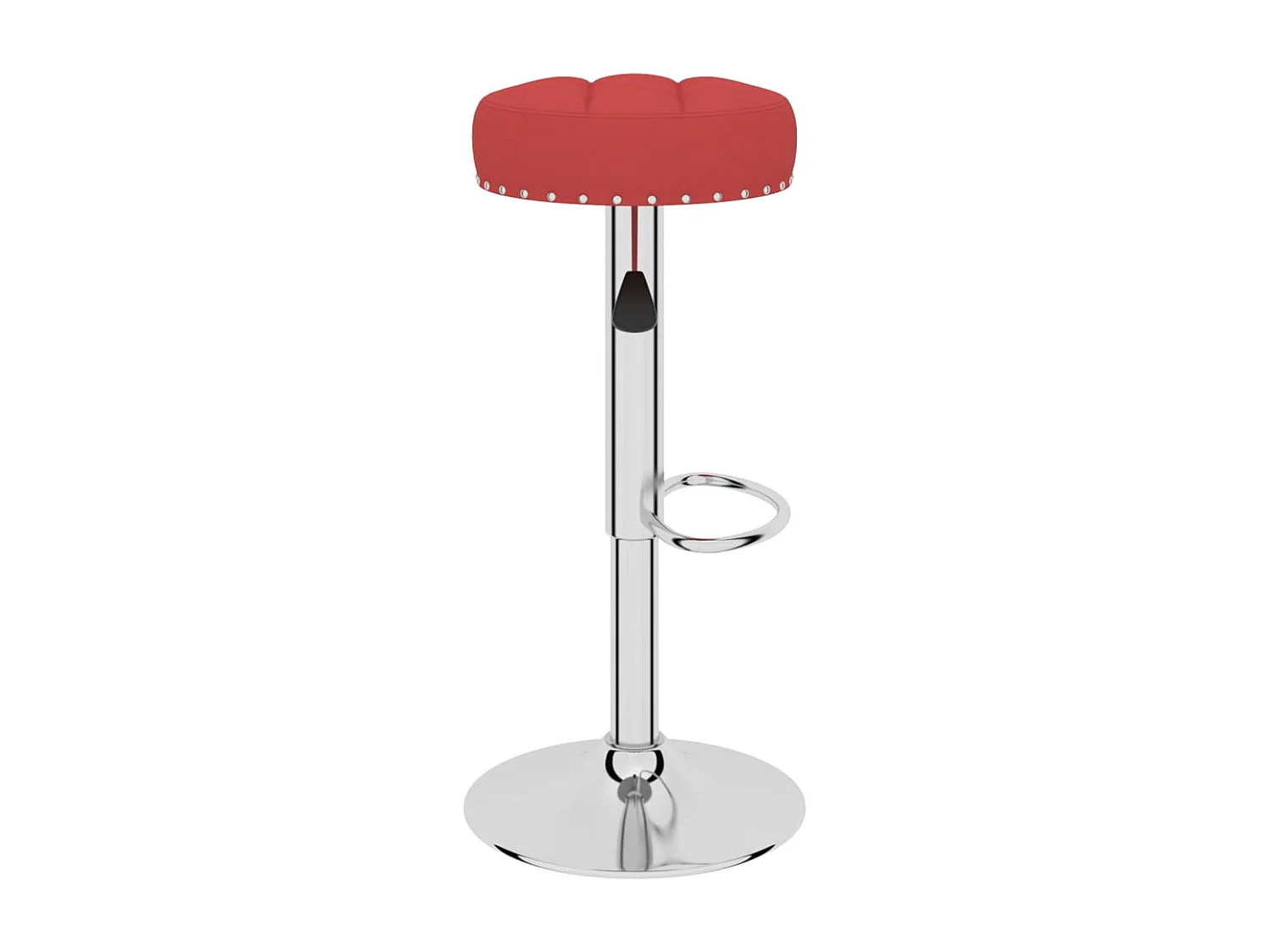Tabourets de bar 2 pcs Rouge bordeaux Tissu 5