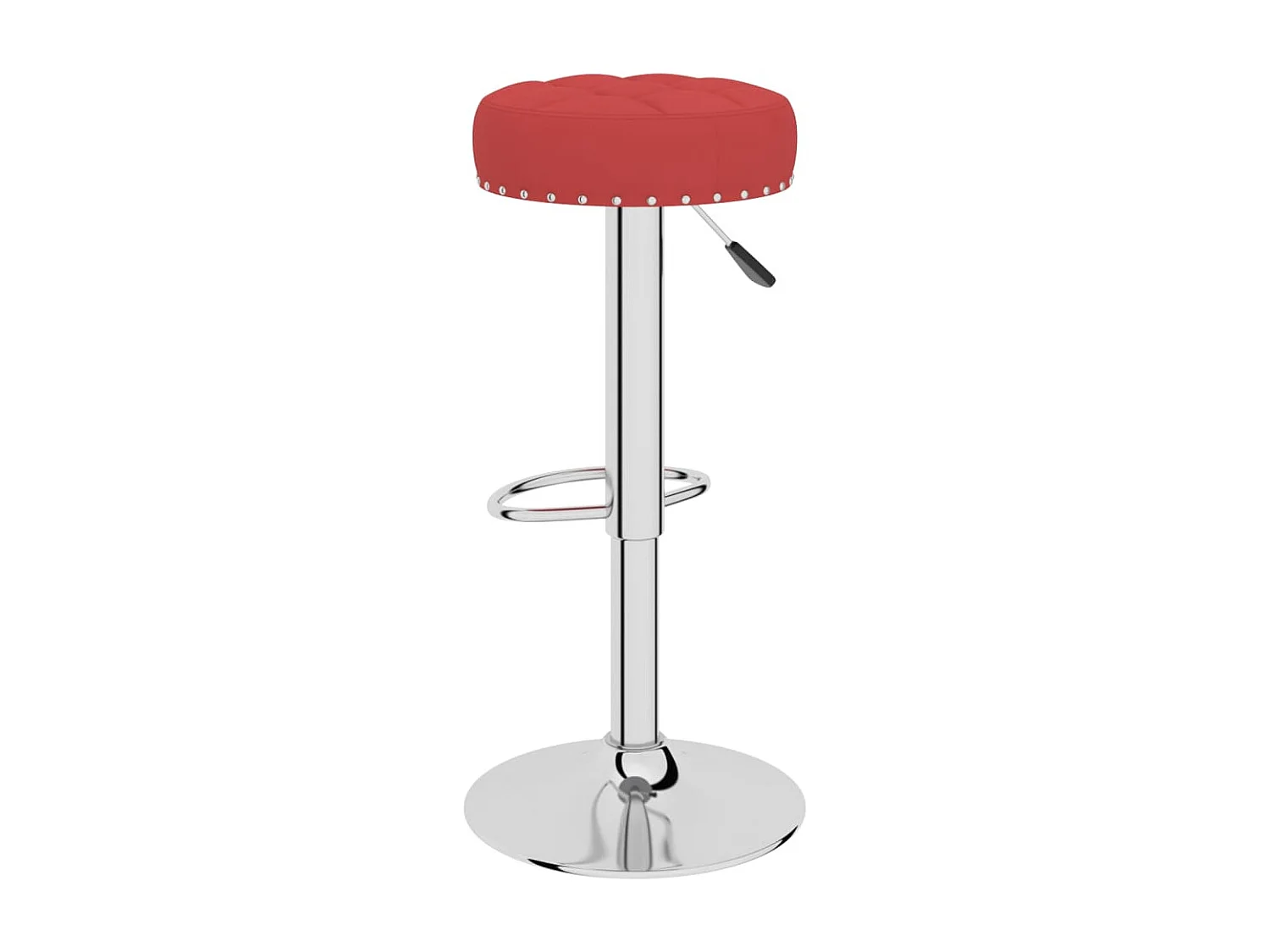 Tabourets de bar 2 pcs Rouge bordeaux Tissu 5