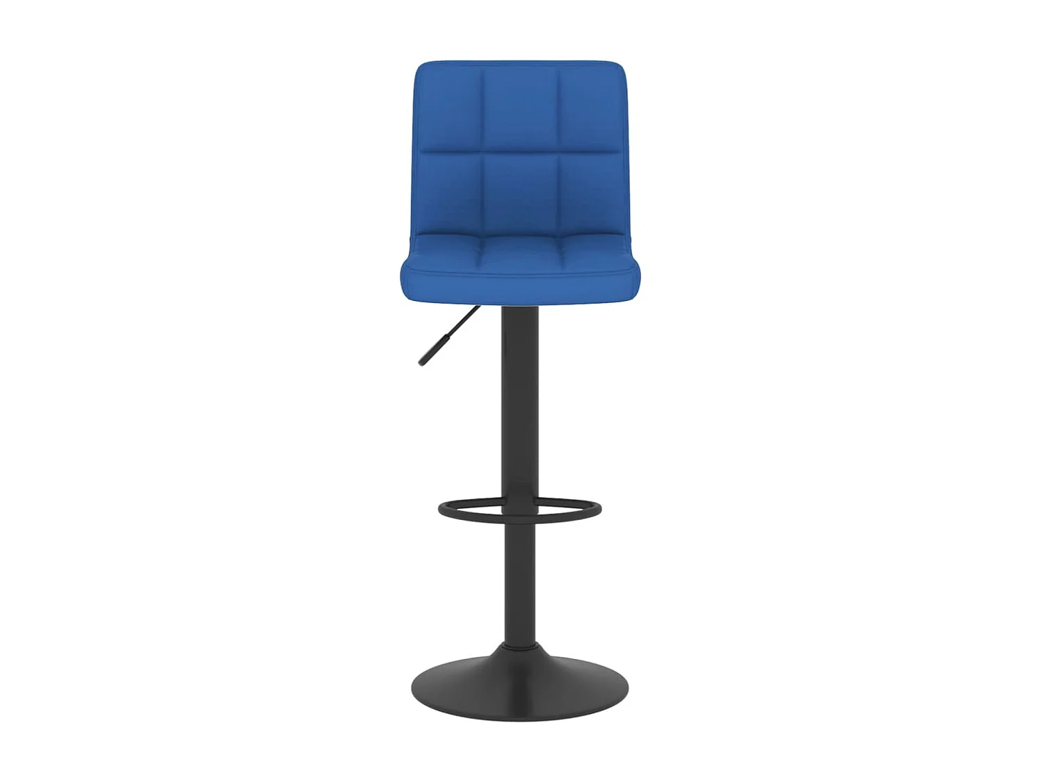 Tabourets de bar 2 pcs Bleu Tissu 2