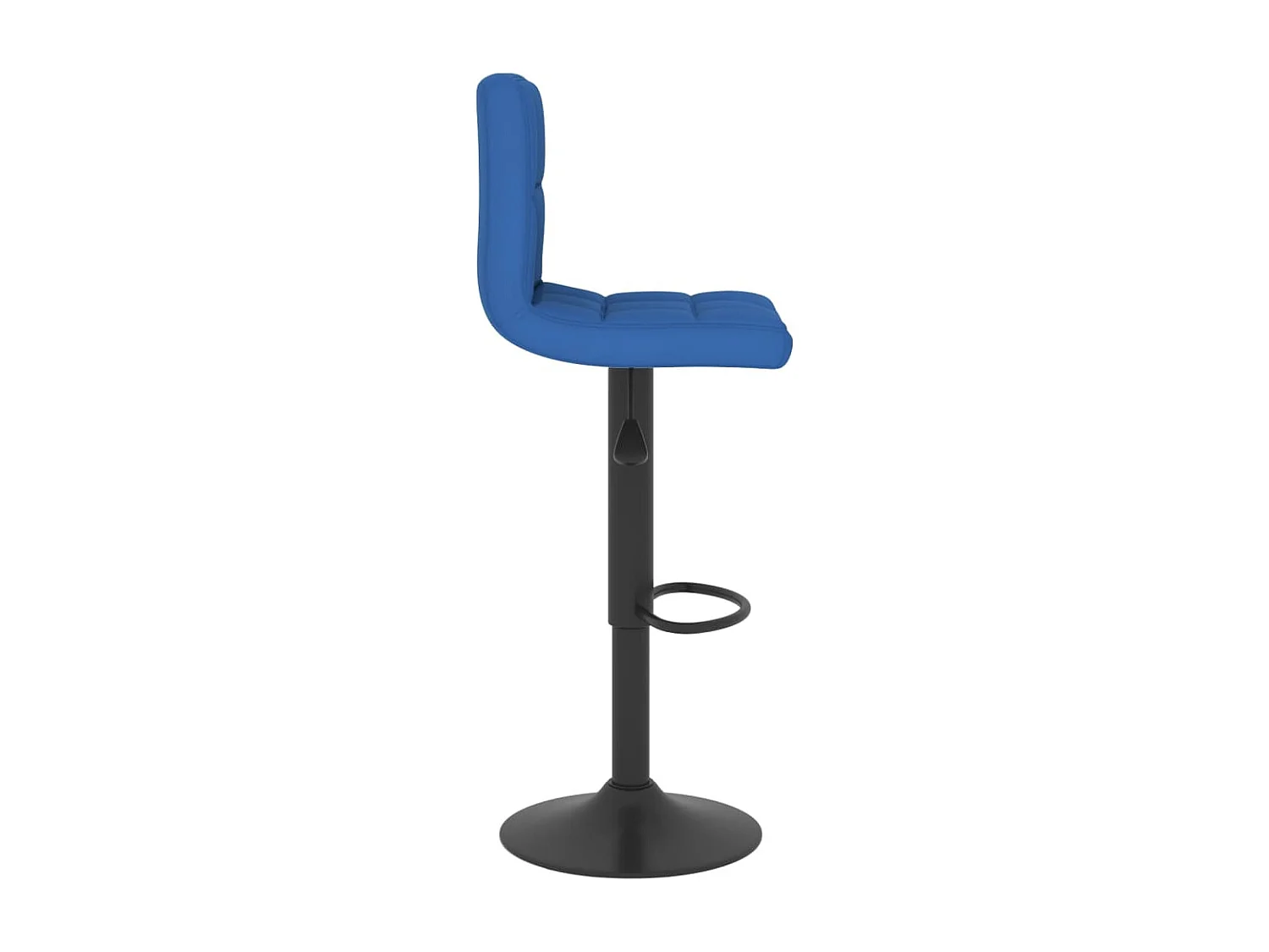 Tabourets de bar 2 pcs Bleu Tissu 2
