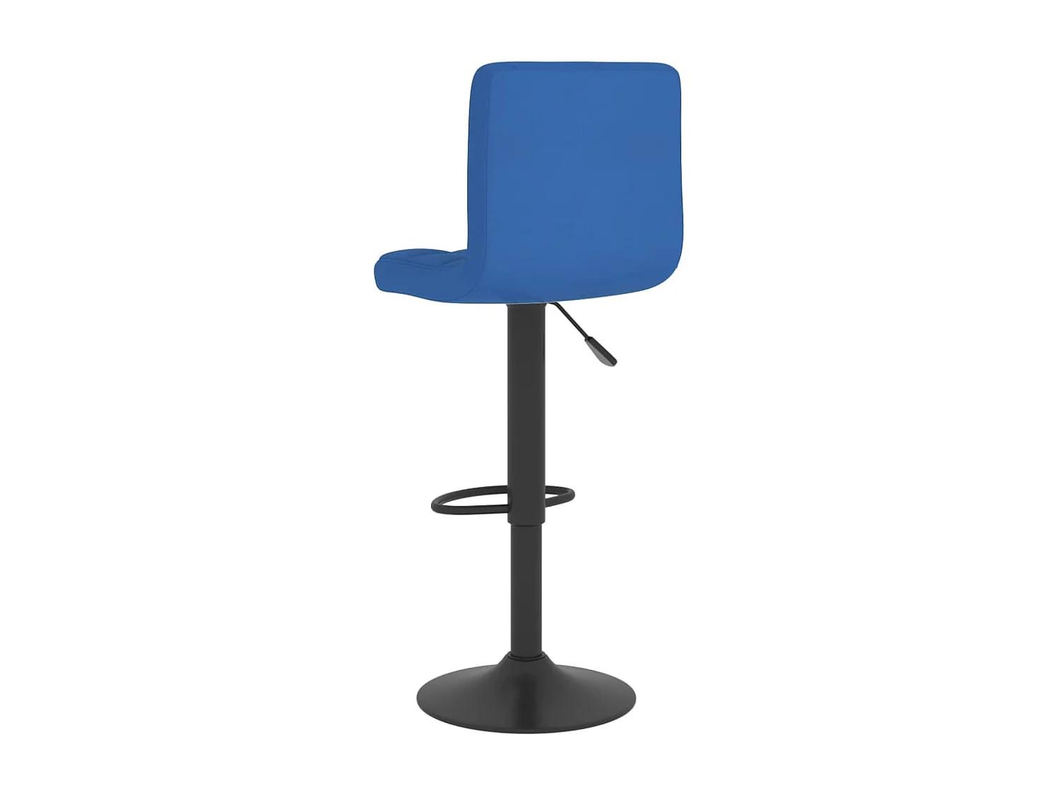 Tabourets de bar 2 pcs Bleu Tissu 2