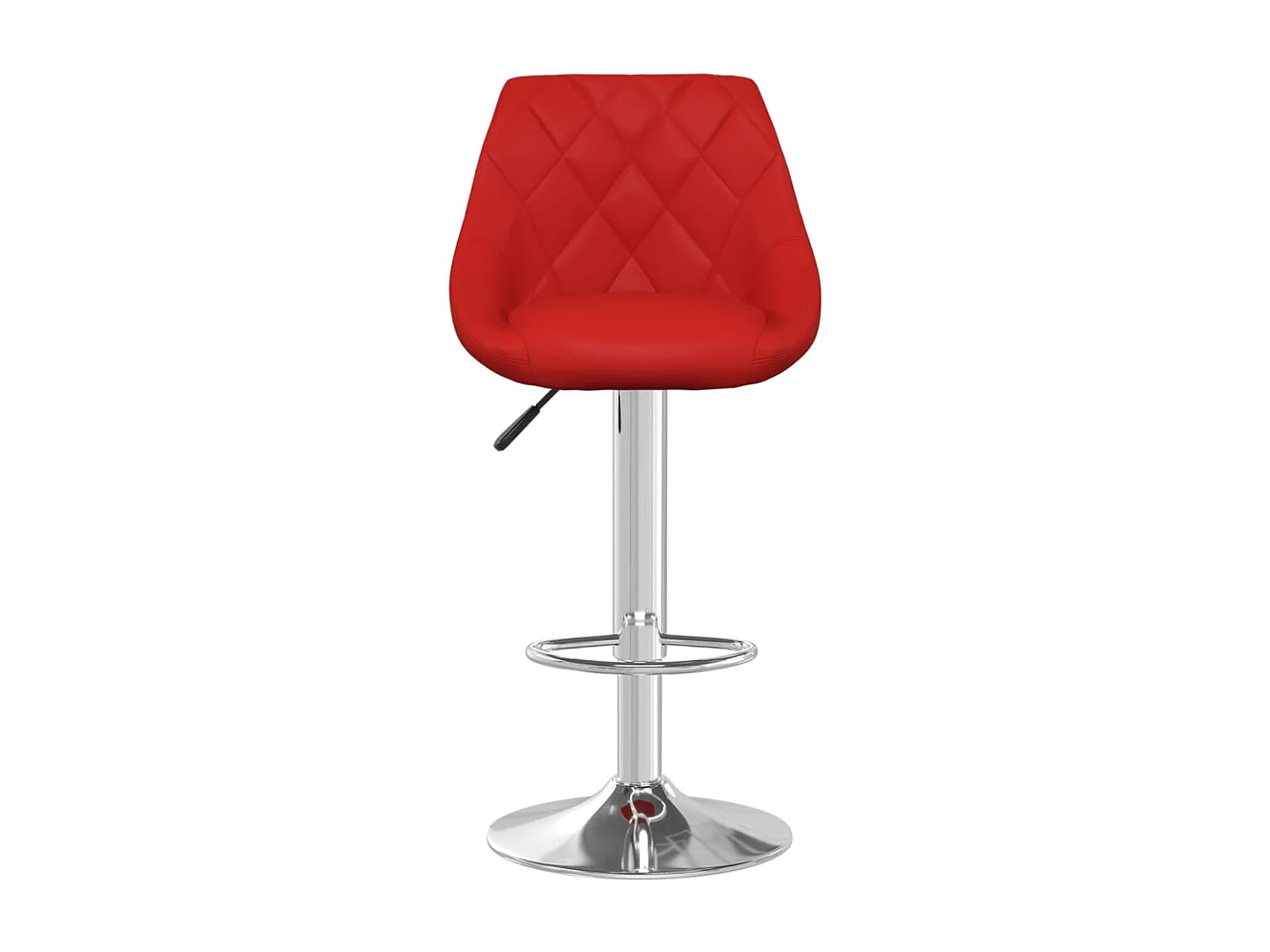 Tabourets de bar 2 pcs Rouge bordeaux Similicuir 16
