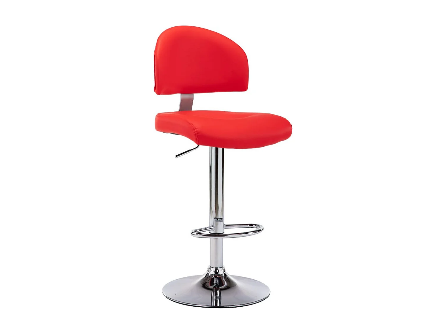 Tabourets de bar 2 pcs Rouge Similicuir Sokal