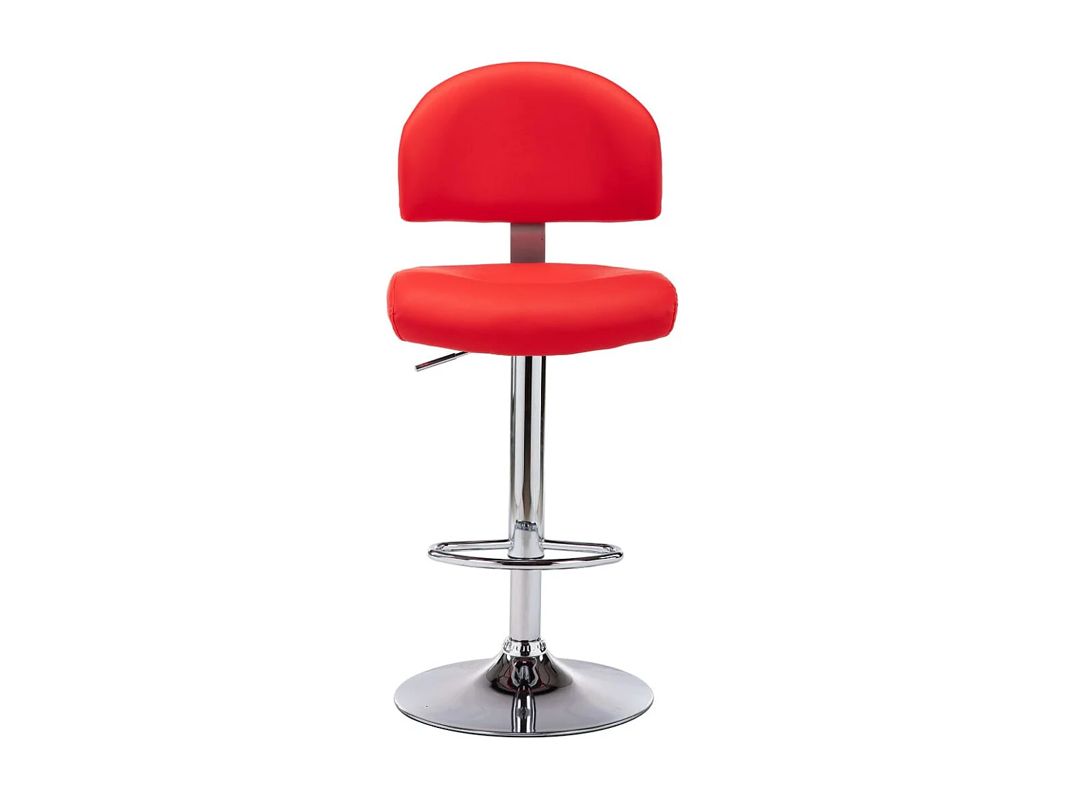 Tabourets de bar 2 pcs Rouge Similicuir Sokal