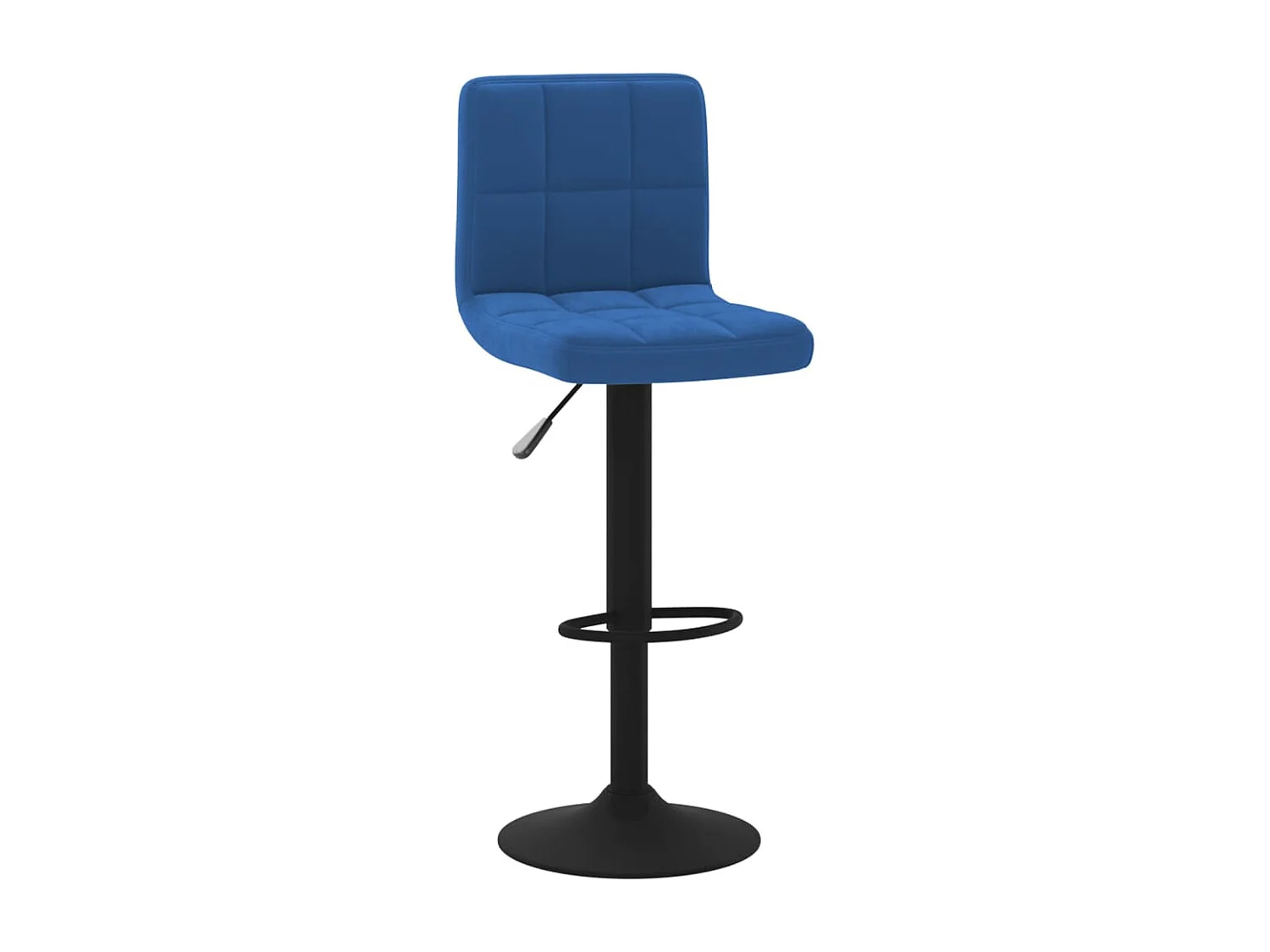 Tabourets de bar 2 pcs Bleu Velours