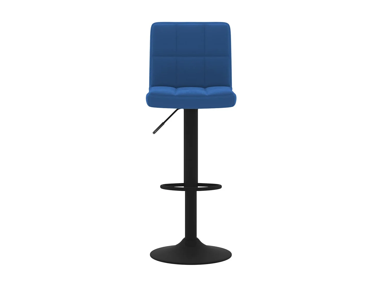 Tabourets de bar 2 pcs Bleu Velours