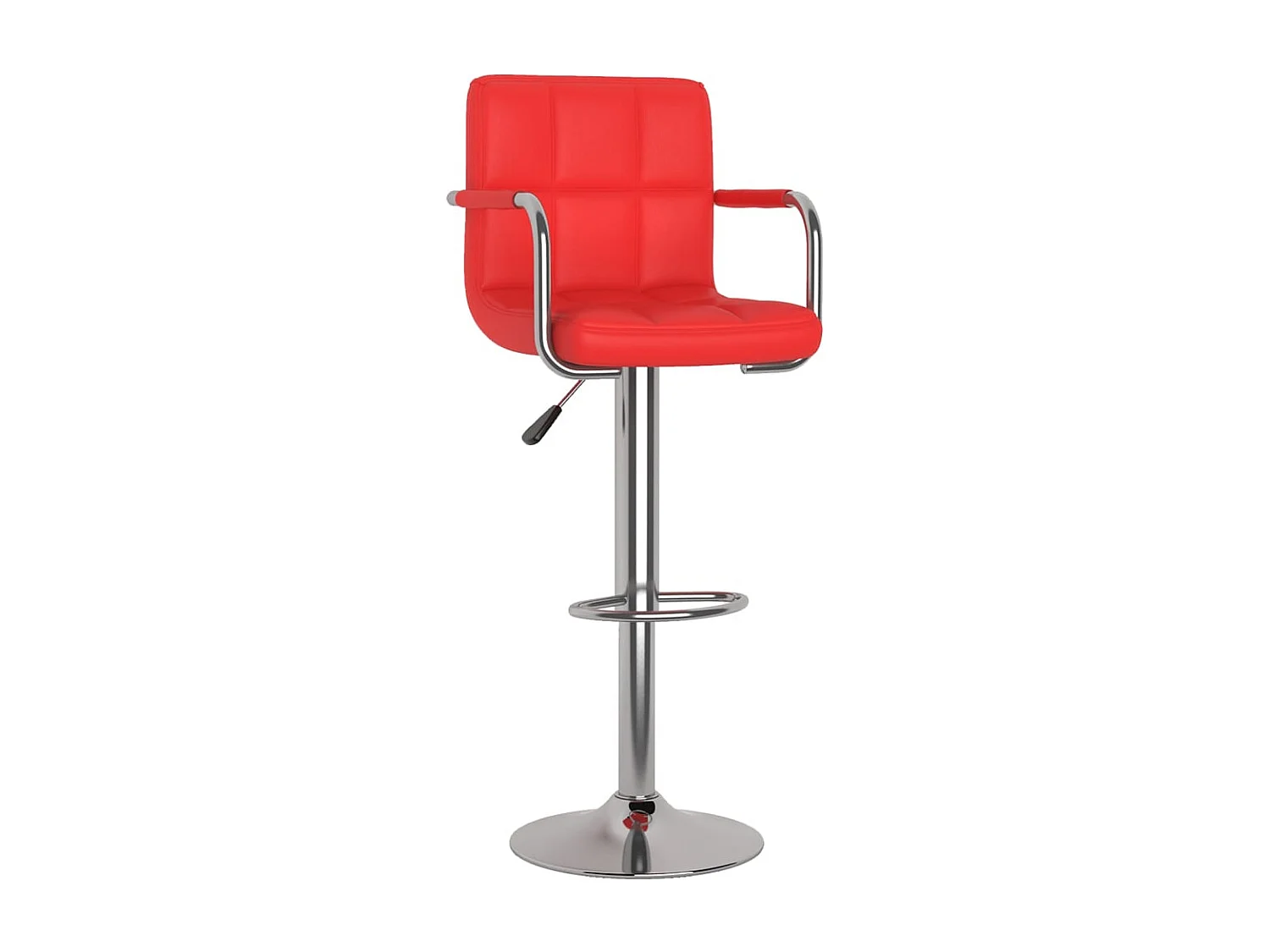 Tabourets de bar 2 pcs Rouge Similicuir 18