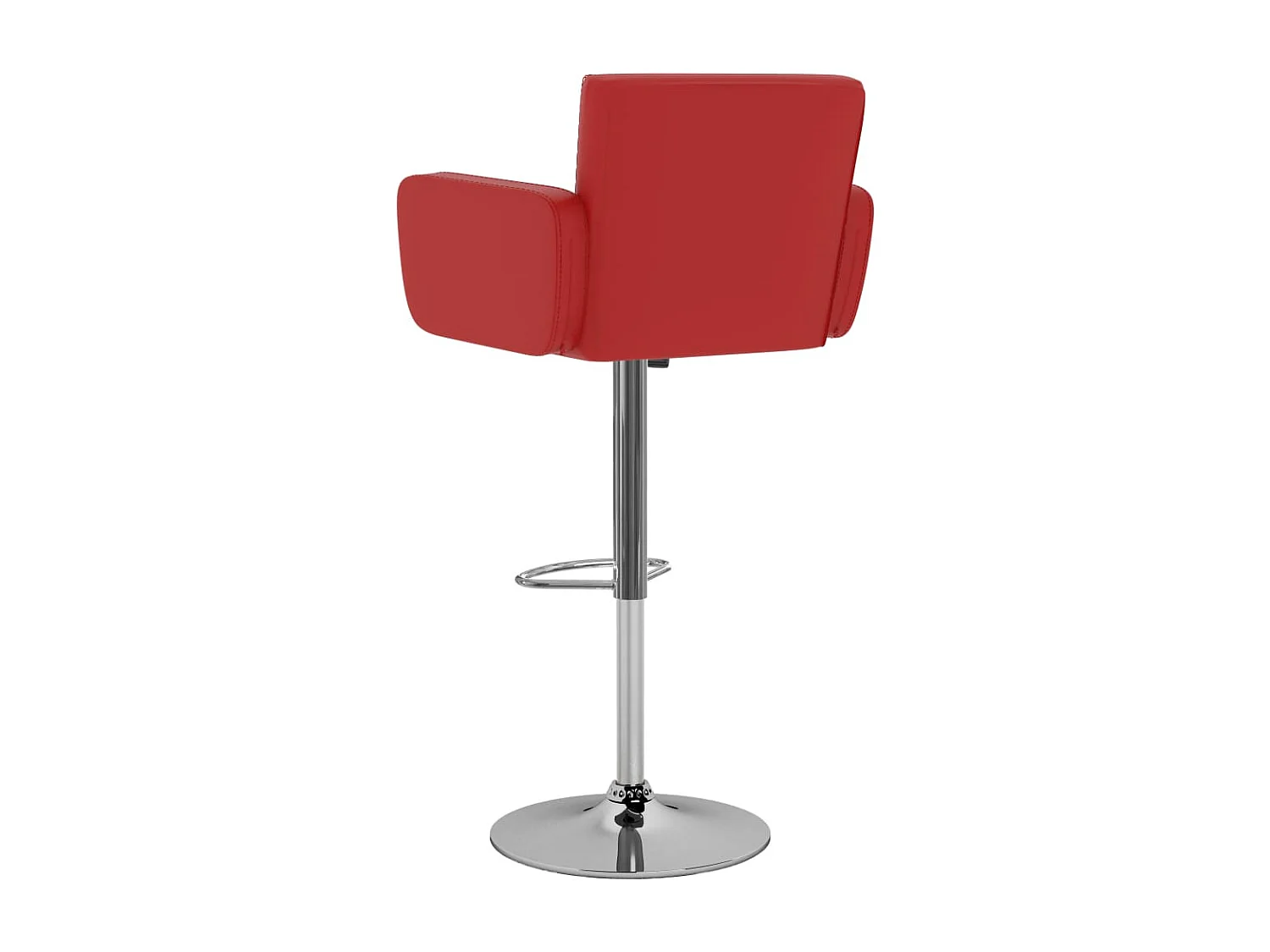Tabourets de bar 2 pcs Rouge Similicuir 11