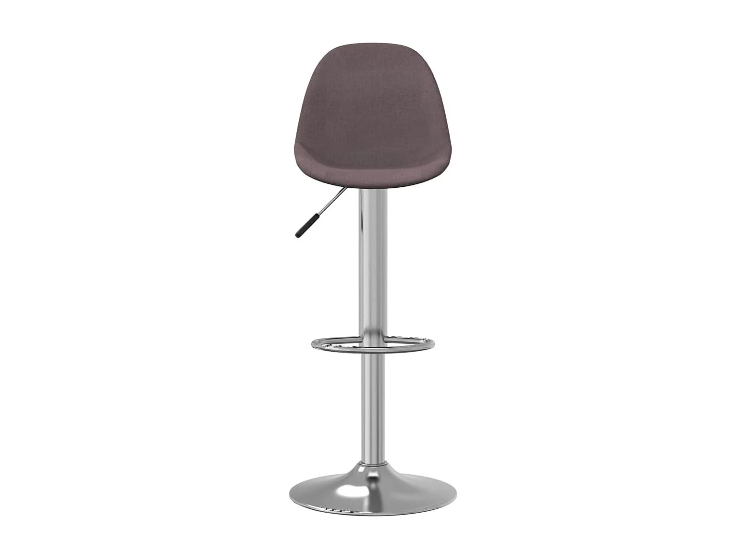 Tabourets de bar 2 pcs Taupe Tissu 11