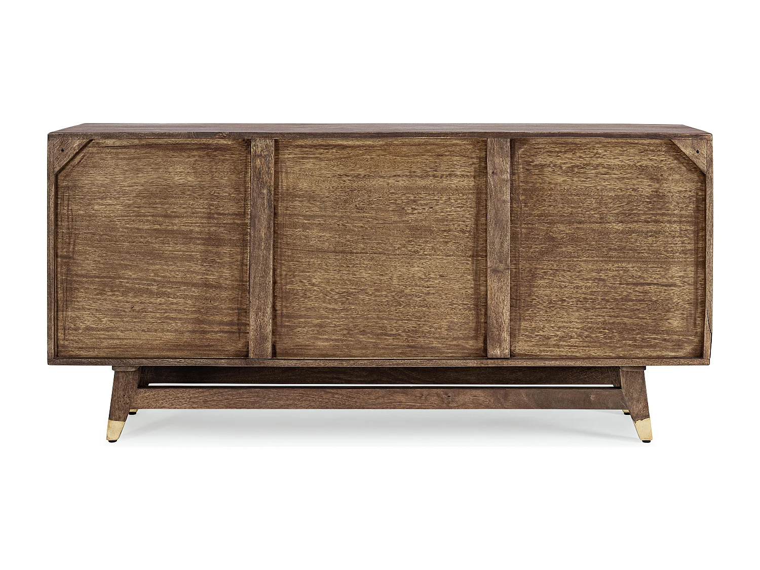 Buffet Doki 160cm - 2 portes et 11 tiroirs - Multimatières colorées & esprit artisanal