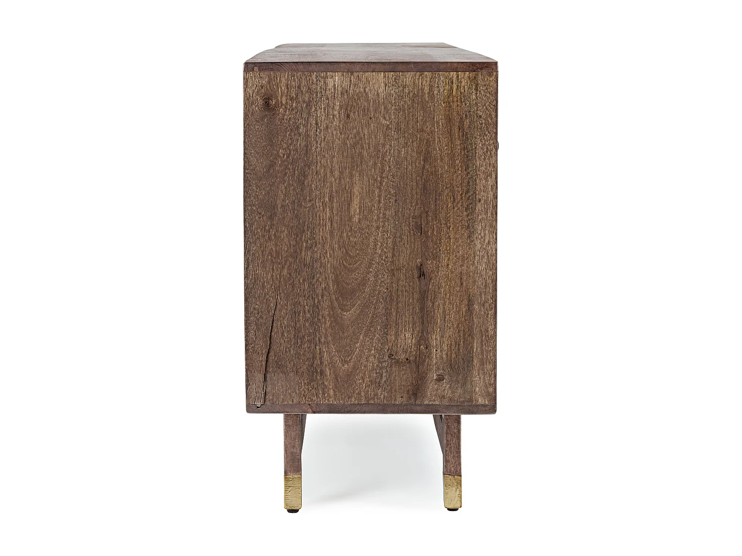 Buffet Doki 160cm - 2 portes et 11 tiroirs - Multimatières colorées & esprit artisanal