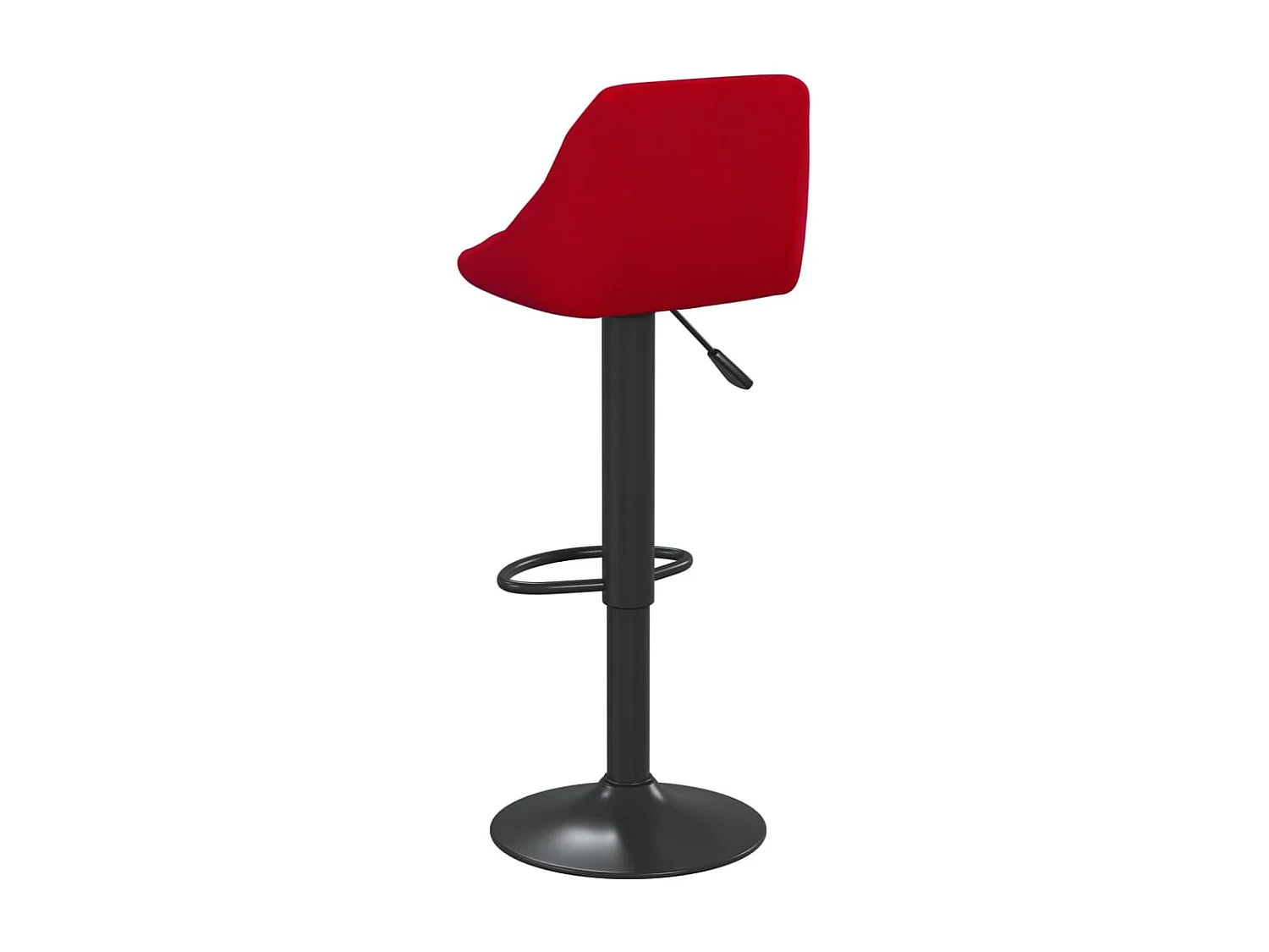 Tabouret de bar Rouge bordeaux Velours