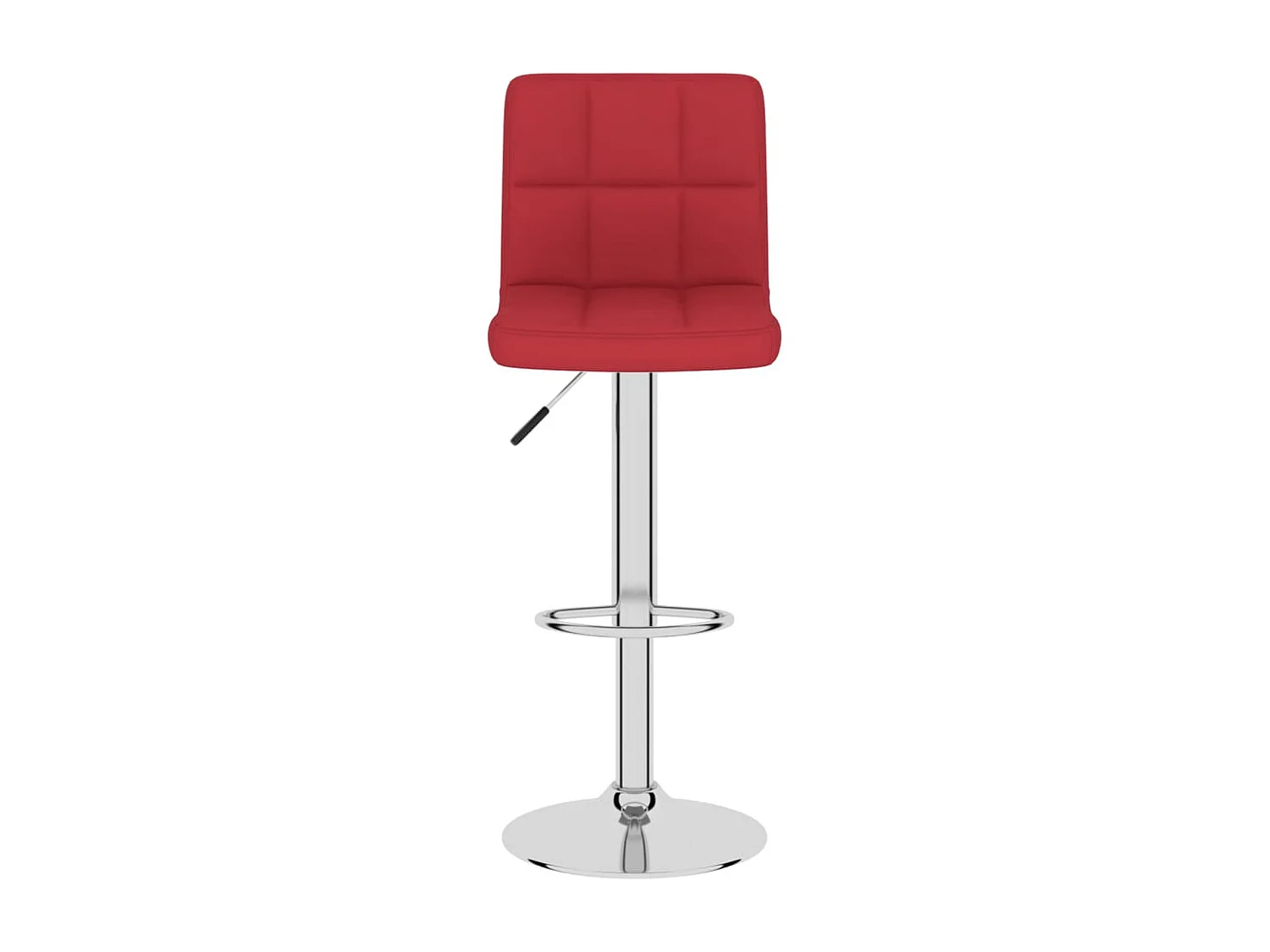 Tabourets de bar 2 pcs Rouge bordeaux Tissu 9