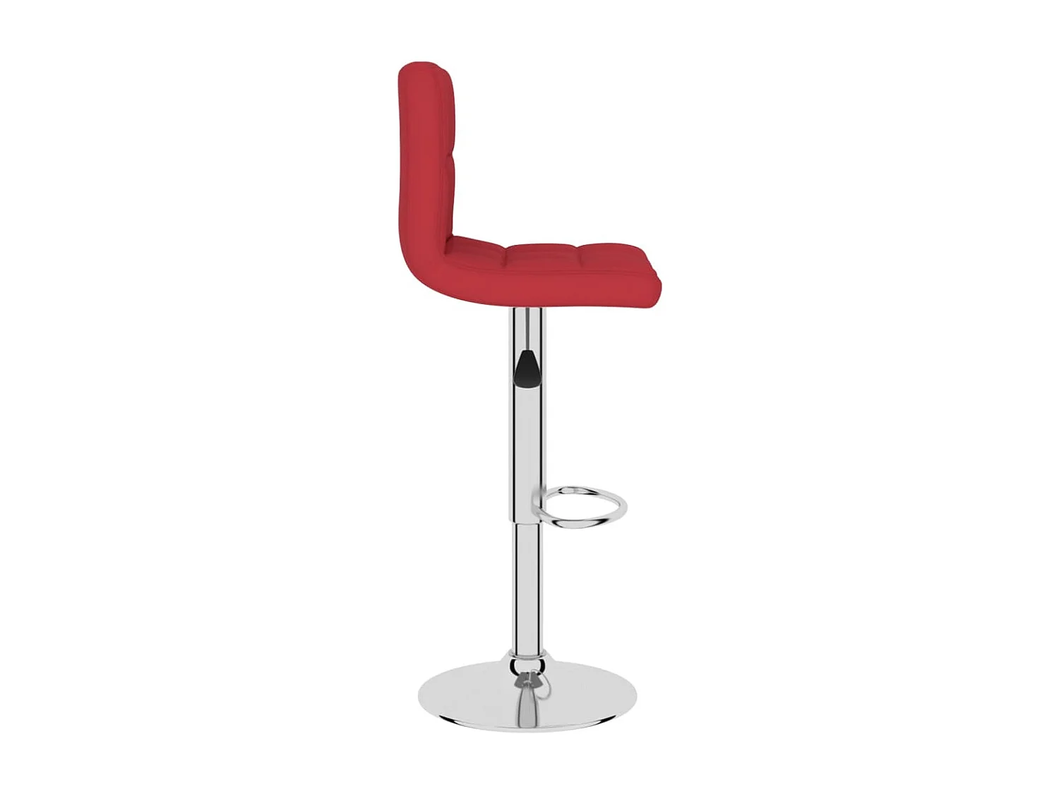 Tabourets de bar 2 pcs Rouge bordeaux Tissu 9