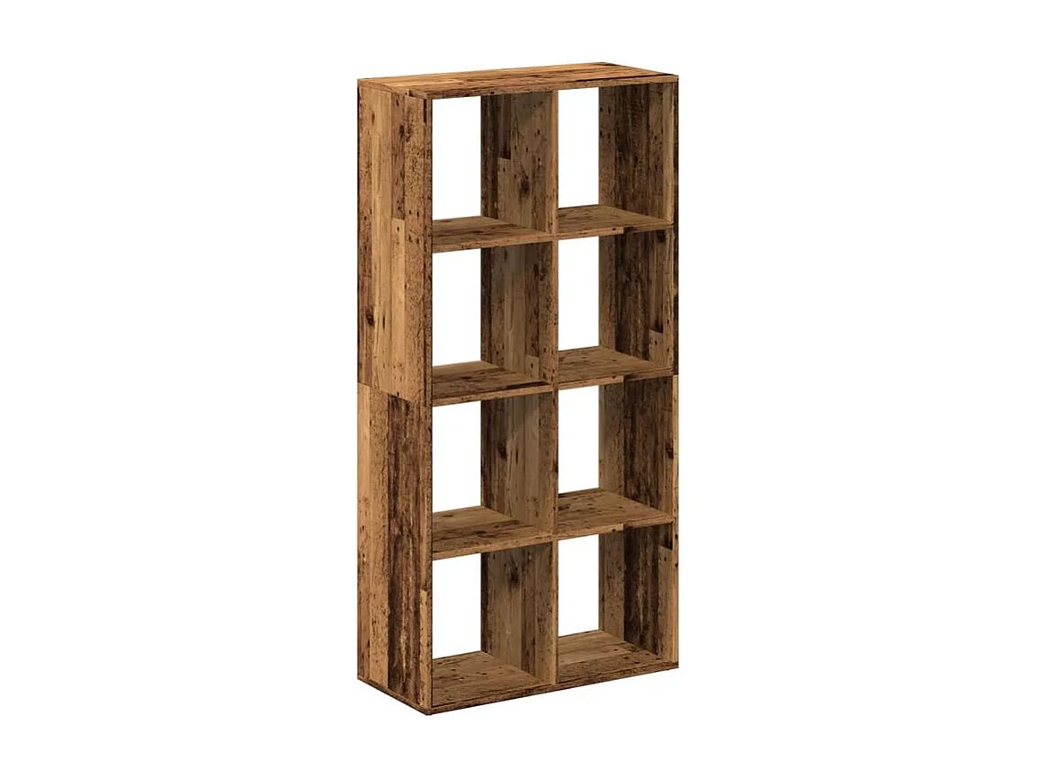 Étagère séparatrice de pièce vieux bois 69,5x29x137,5