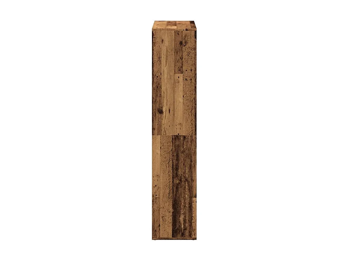 Étagère séparatrice de pièce vieux bois 69,5x29x137,5