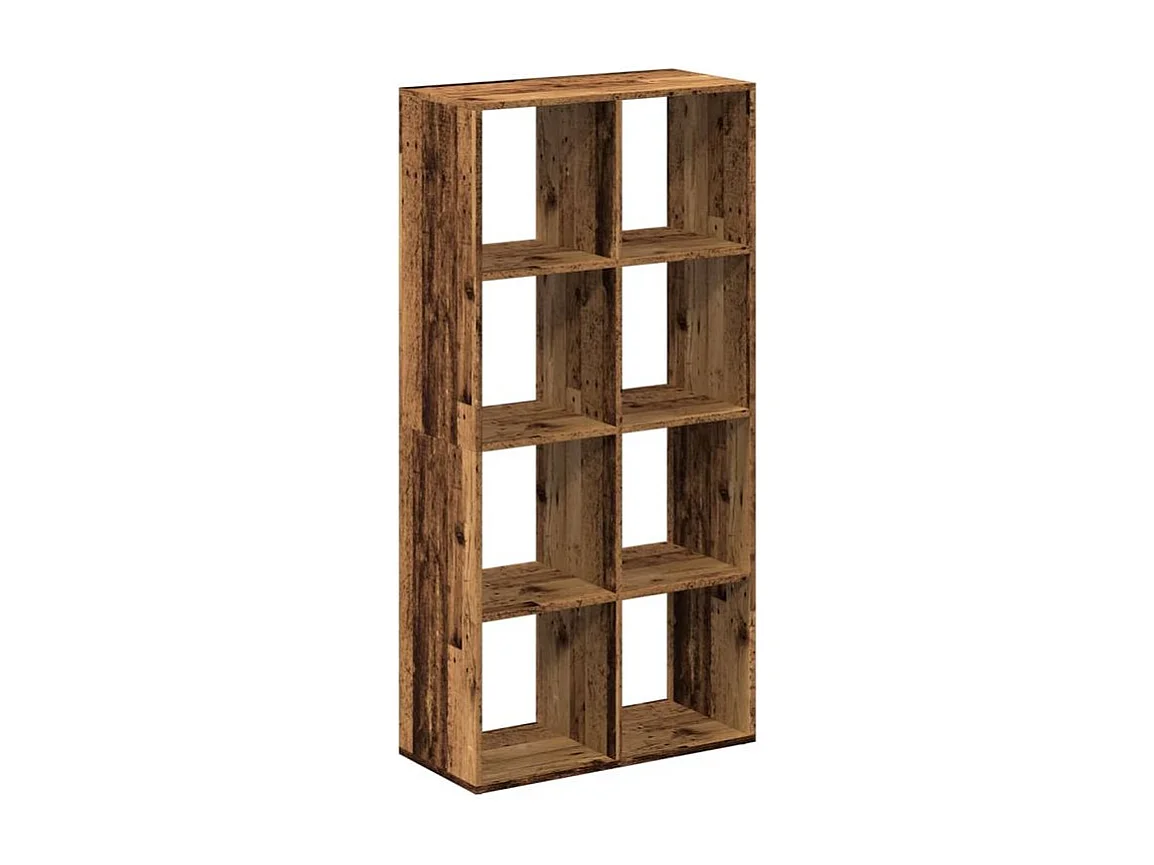 Étagère séparatrice de pièce vieux bois 69,5x29x137,5