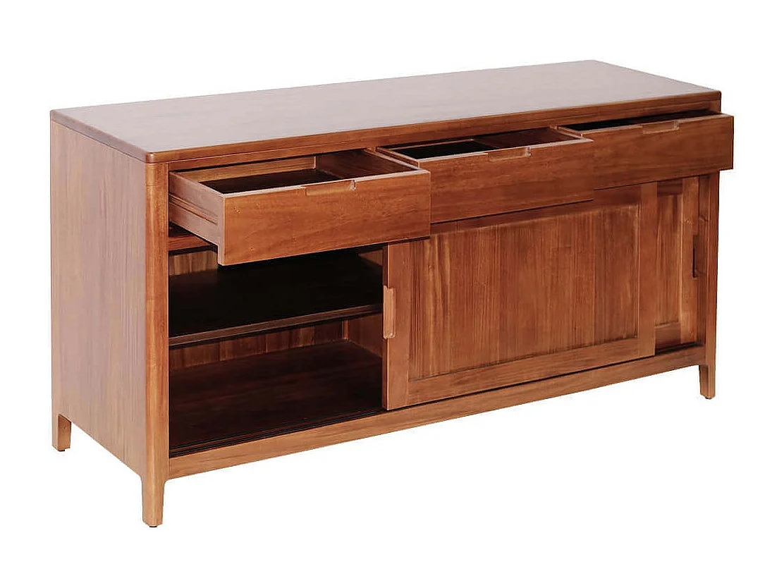 Buffet VALENCIA – Bois massif d’acajou – 170cm