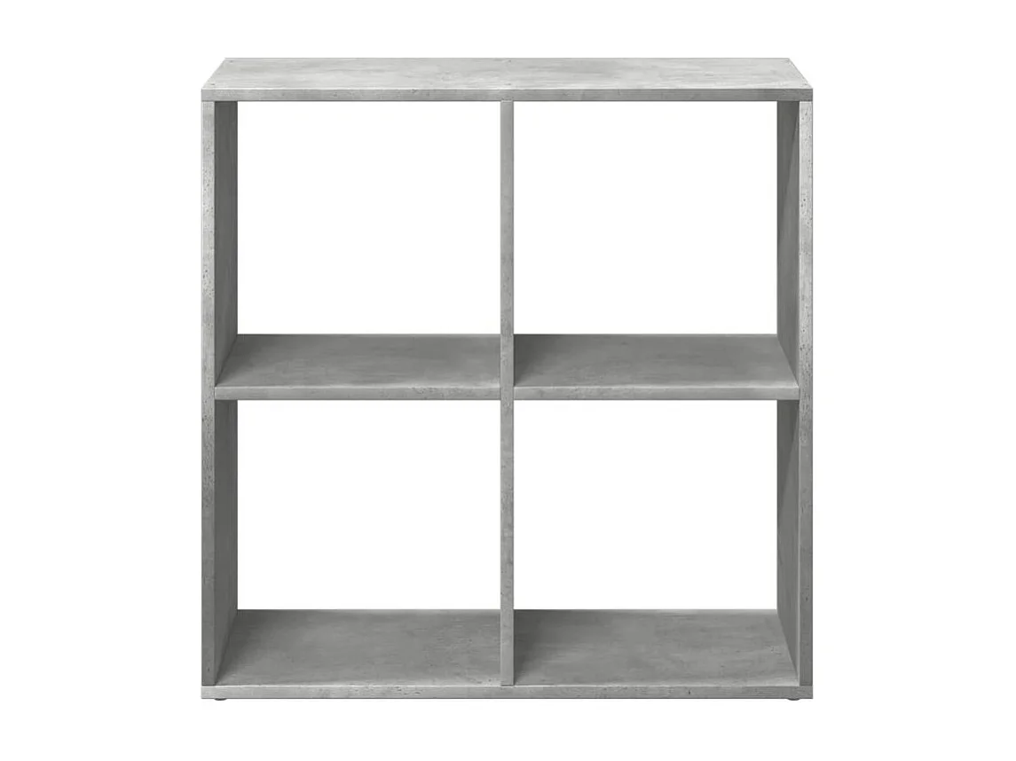 Étagère séparatrice de pièce gris béton 69,5x29x69,5