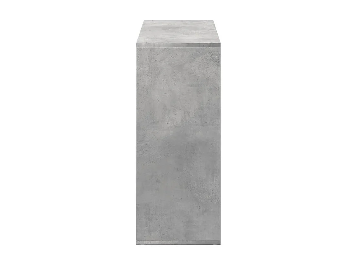 Étagère séparatrice de pièce gris béton 69,5x29x69,5