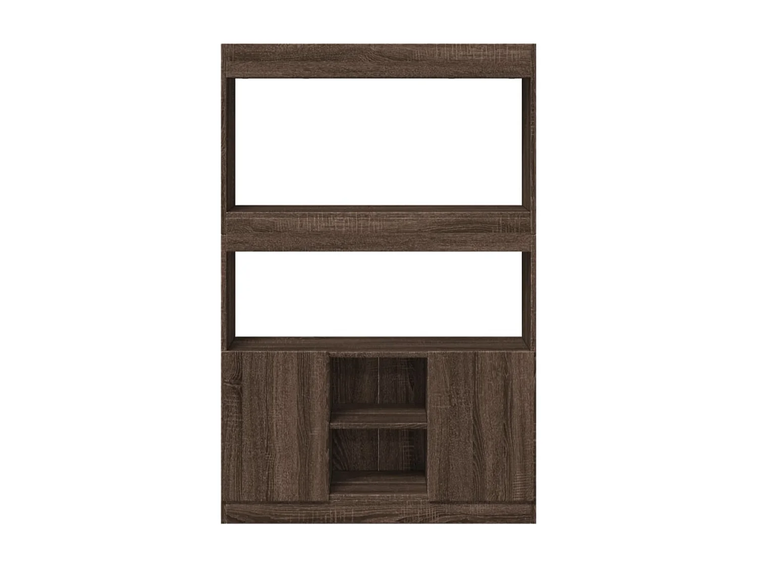 Bibliothèque multifonctionnelle en bois L92xH140xP33 – Collection Bibla-Blanc