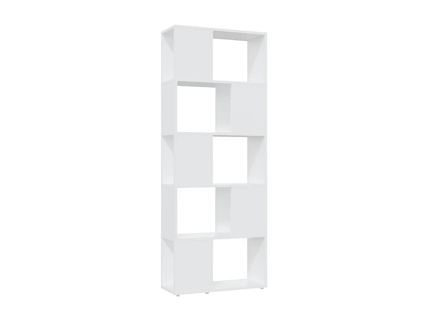Bibliothèque Séparateur de pièce Blanc 60x24x155