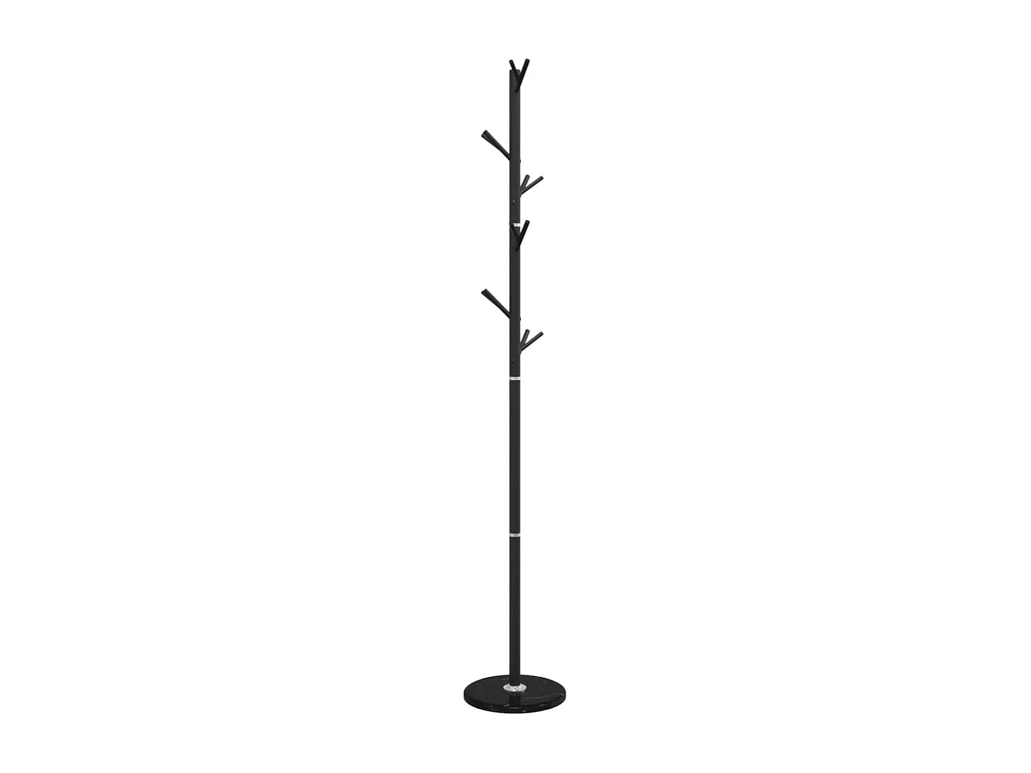 Porte-manteau sur pied LOGA – Métal & Marbre - H 175cm-Noir