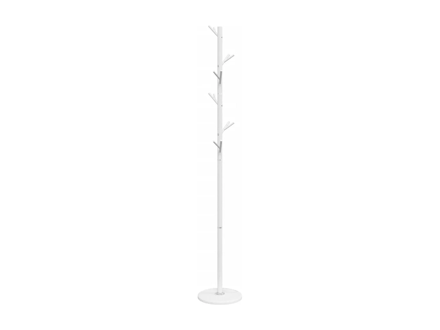 Porte-manteau sur pied LOGA – Métal & Marbre - H 175cm-Blanc