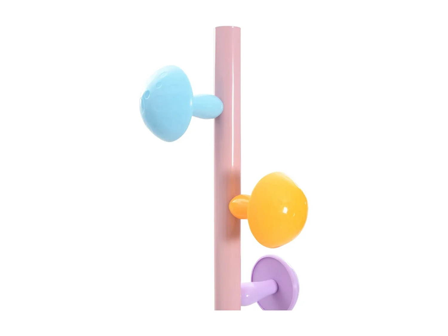 Porte-manteau sur pied SOLY – Métal & Base lestées – H 172cm-Rose