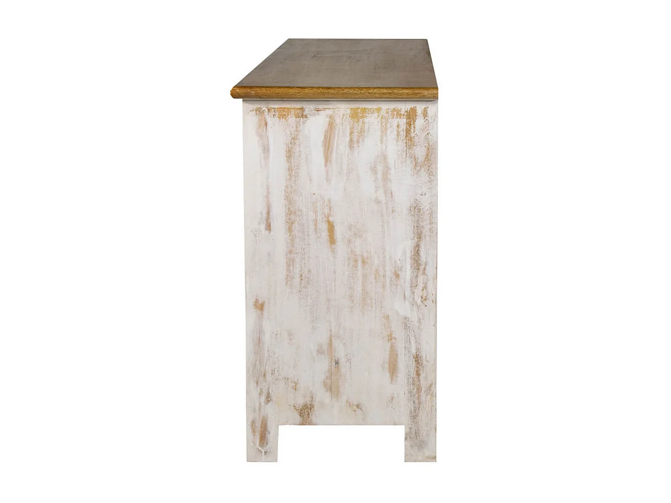 Console ALAMBIA – Bois massif de manguier blanchi