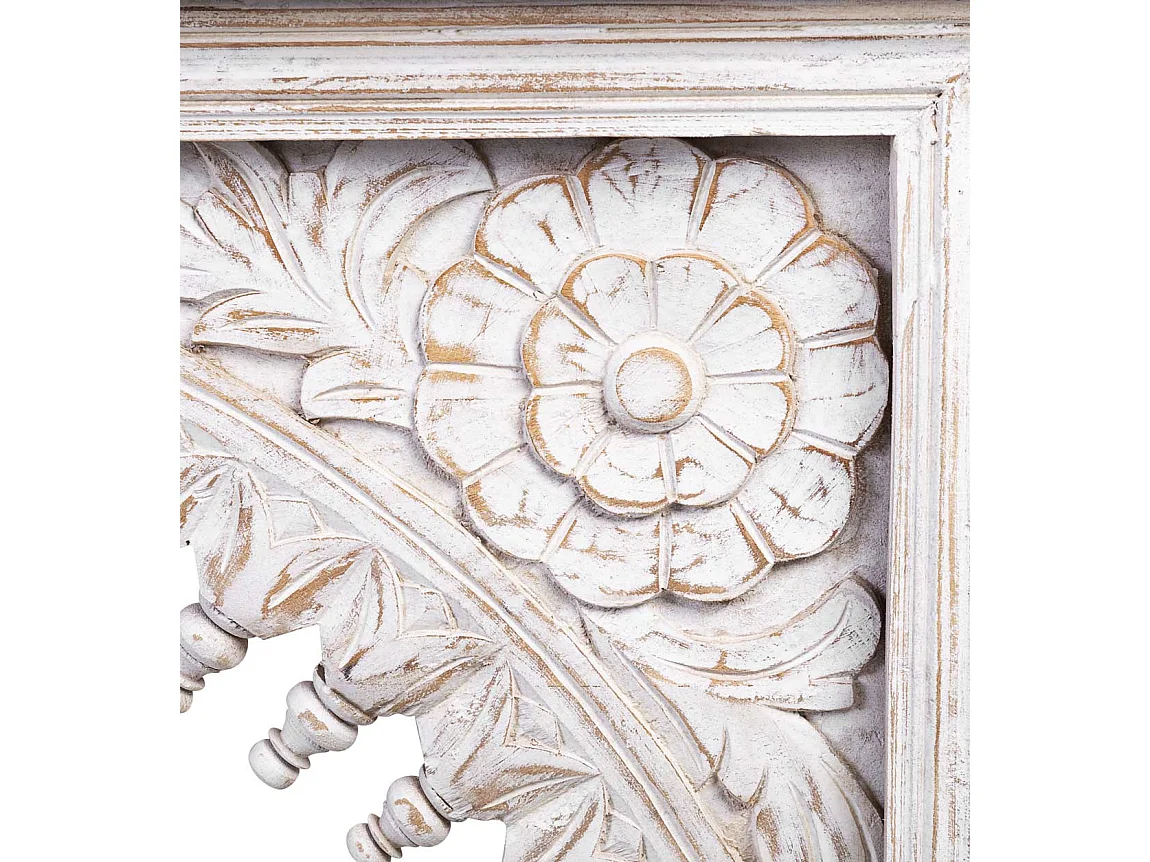 Console ALAMBIA – Bois massif de manguier blanchi