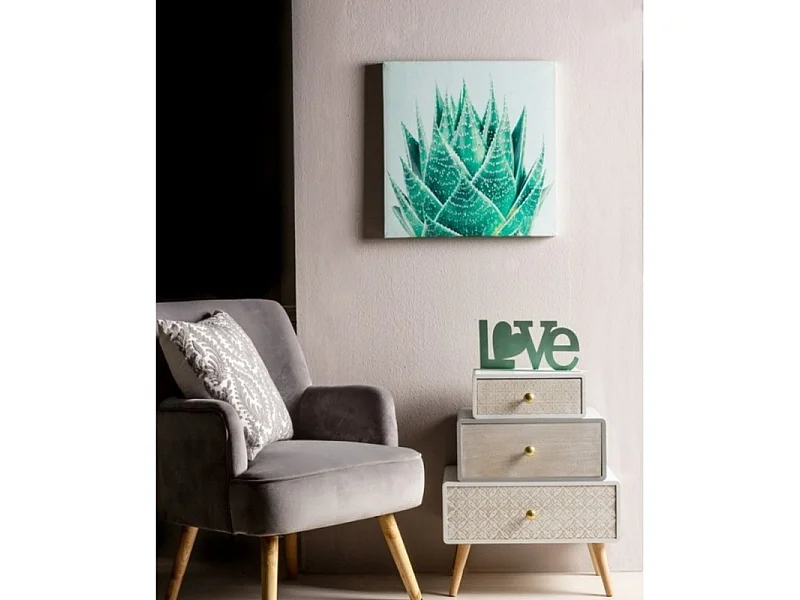 Fauteuil LAVINE – Effet velours et bois-Gris