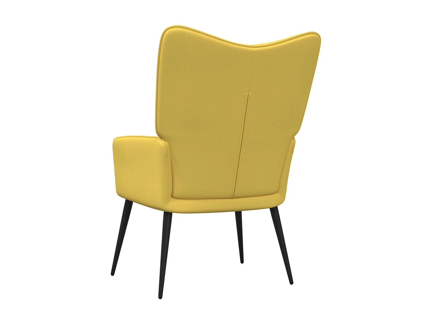 Chaise de relaxation 62x68,5x96 Jaune moutarde Tissu 3