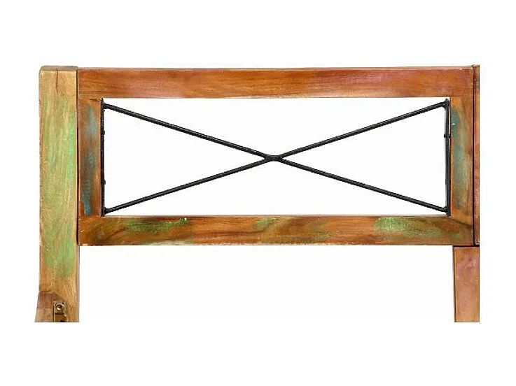 Lit adulte bois massif recyclé Ray 140x200