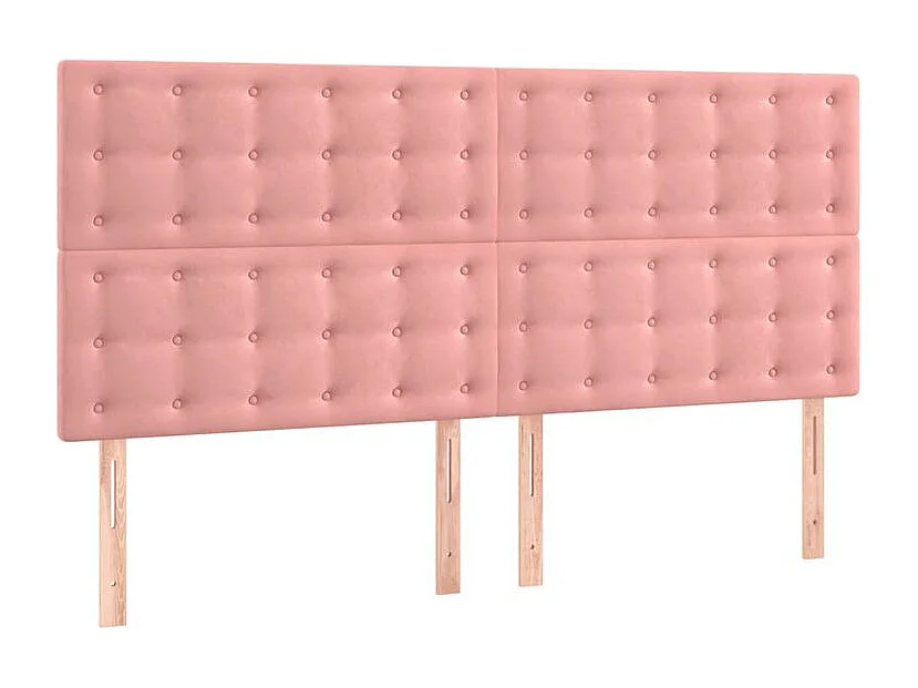 Sommier à lattes de lit avec matelas Rose 160x200 Velours