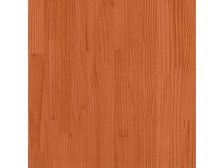 Cadre de lit d'enfants cire marron 90x190 bois de pin massif