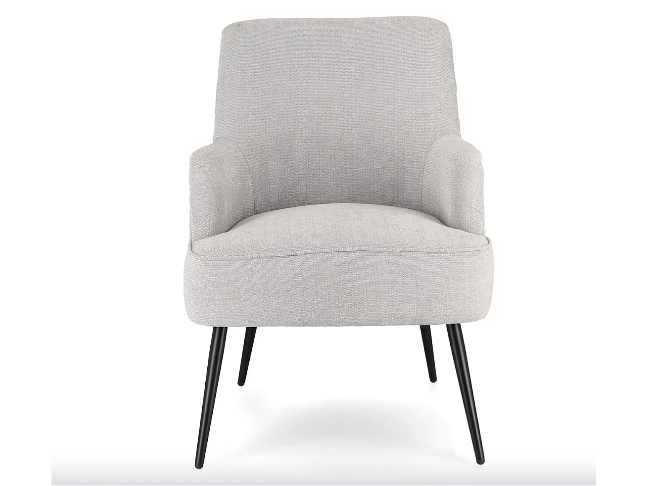 Fauteuil ERNESTINE – Deign compact & confort dene-Gri clair