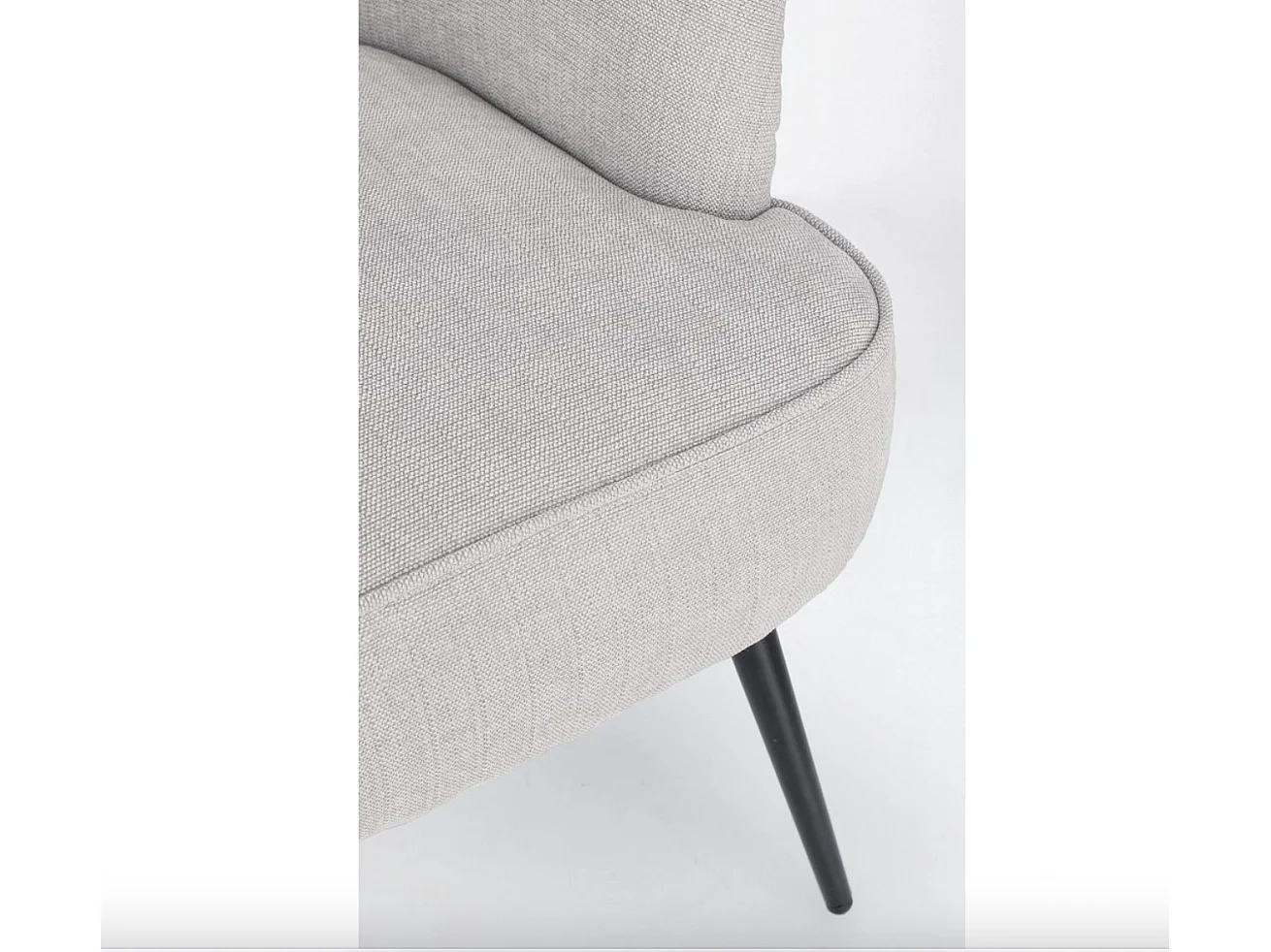 Fauteuil ERNESTINE – Deign compact & confort dene-Gri clair