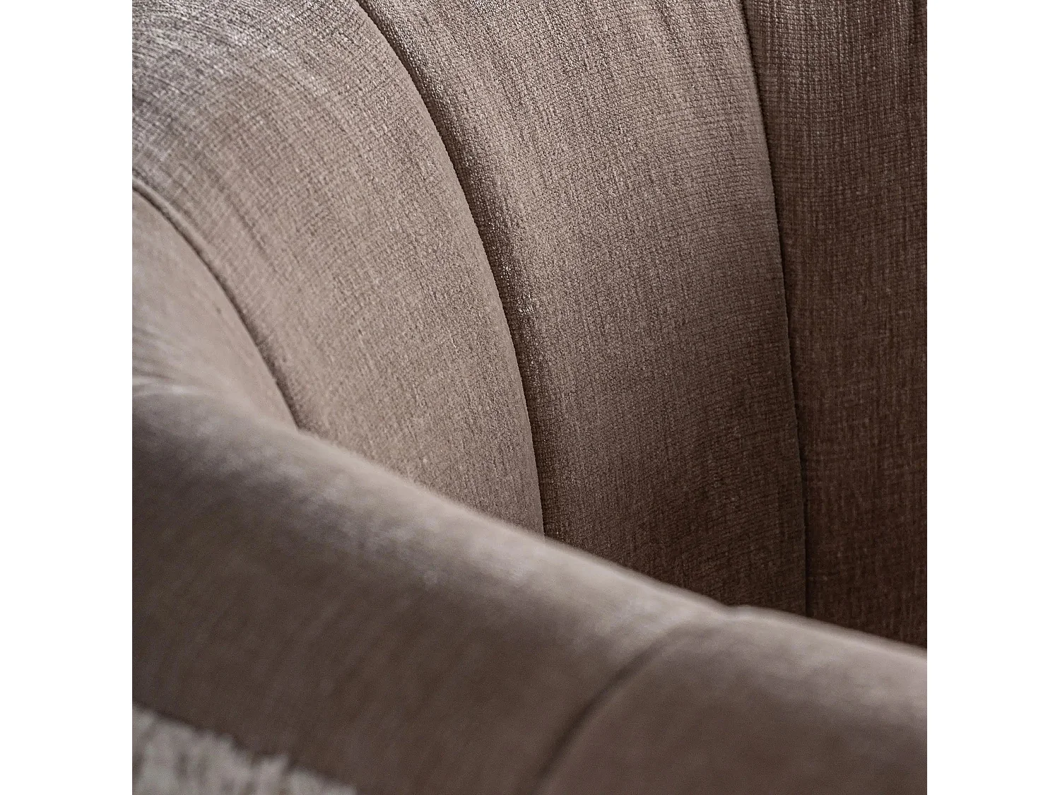 Sillón club LINEA de tejido bouclé – Confort envolvente-Negro