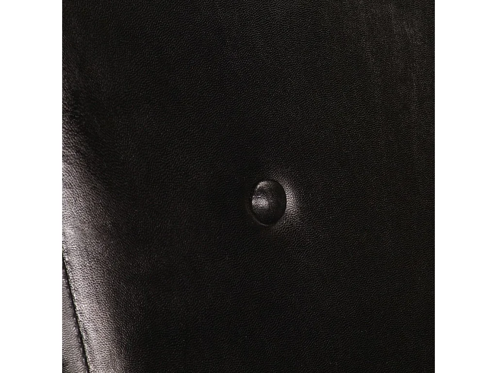 Fauteuil Noir Cuir véritable 4