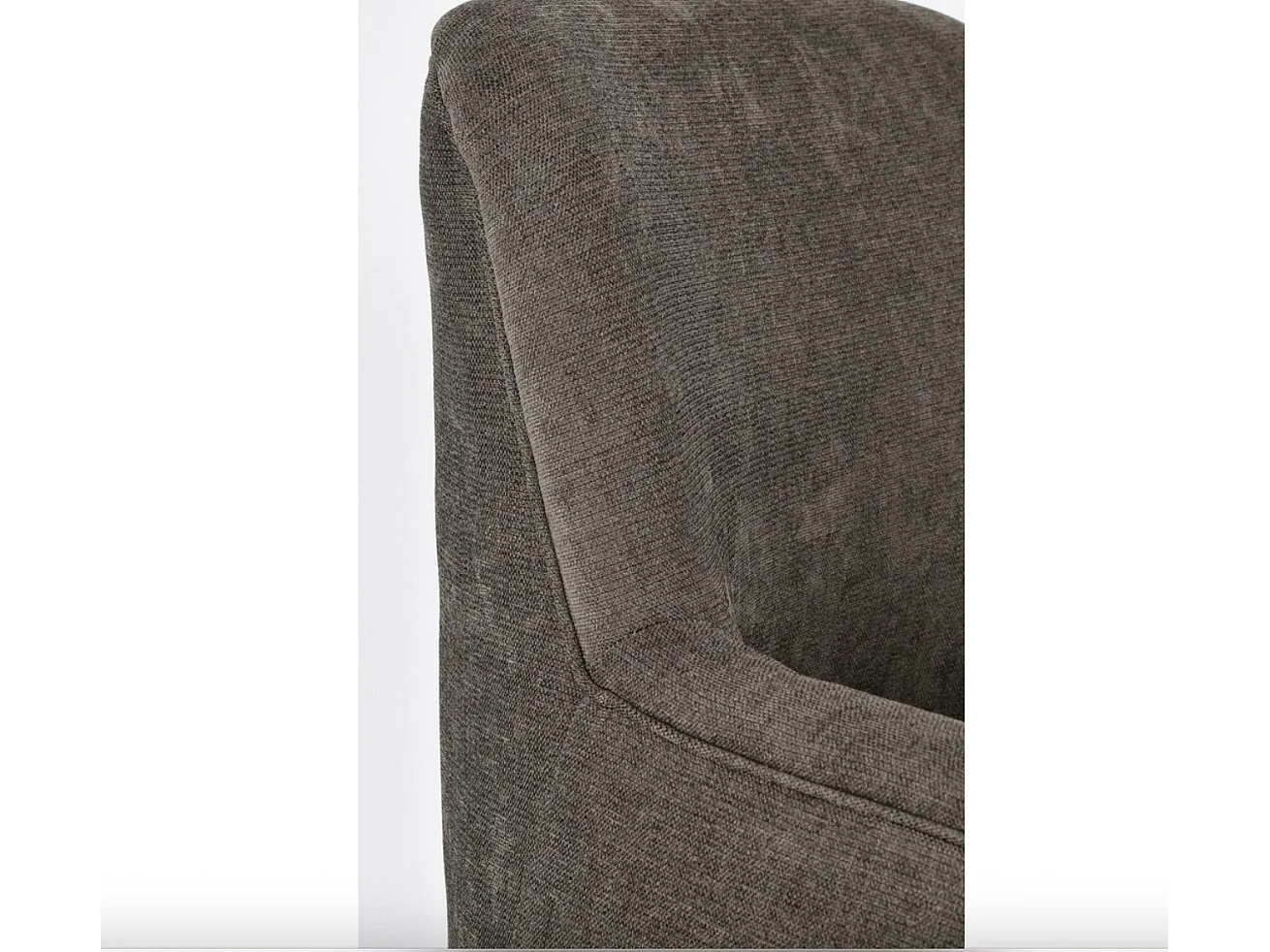 Fauteuil ERNESTINE – Deign compact & confort dene-Marron