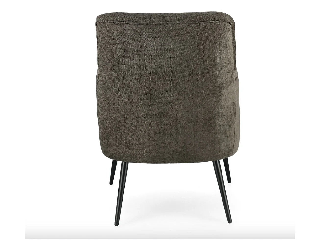 Fauteuil ERNESTINE – Deign compact & confort dene-Marron