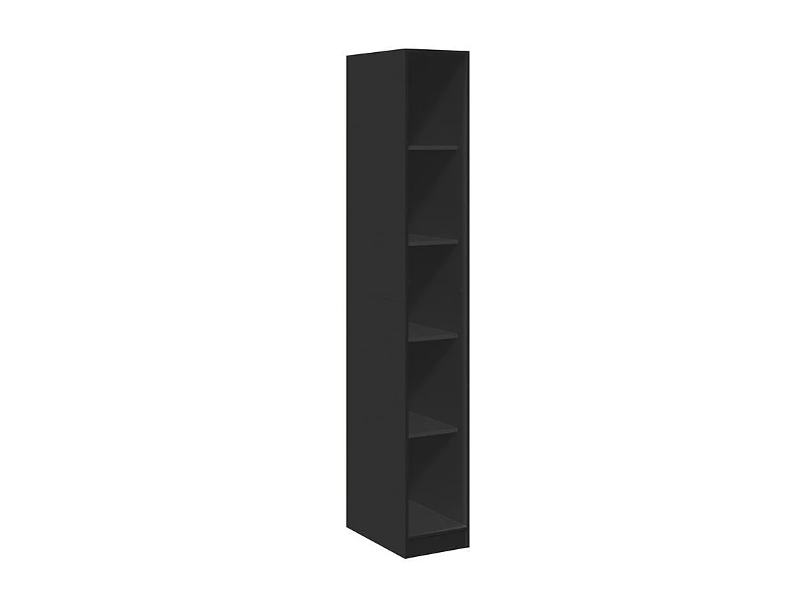 Armoire dressing 4 étagère 30cm - Collection Taken-Chêne gris