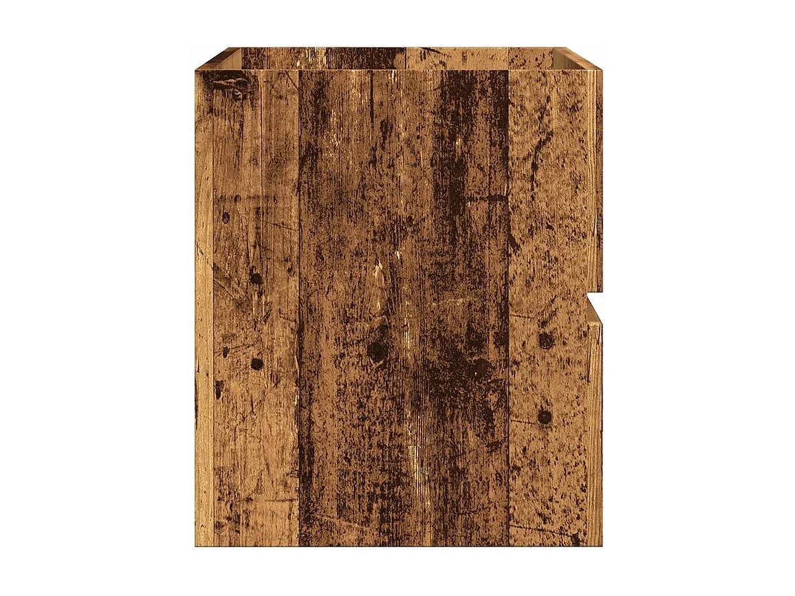 Armoire d'évier vieux bois 90x38,5x45 bois d'ingénierie