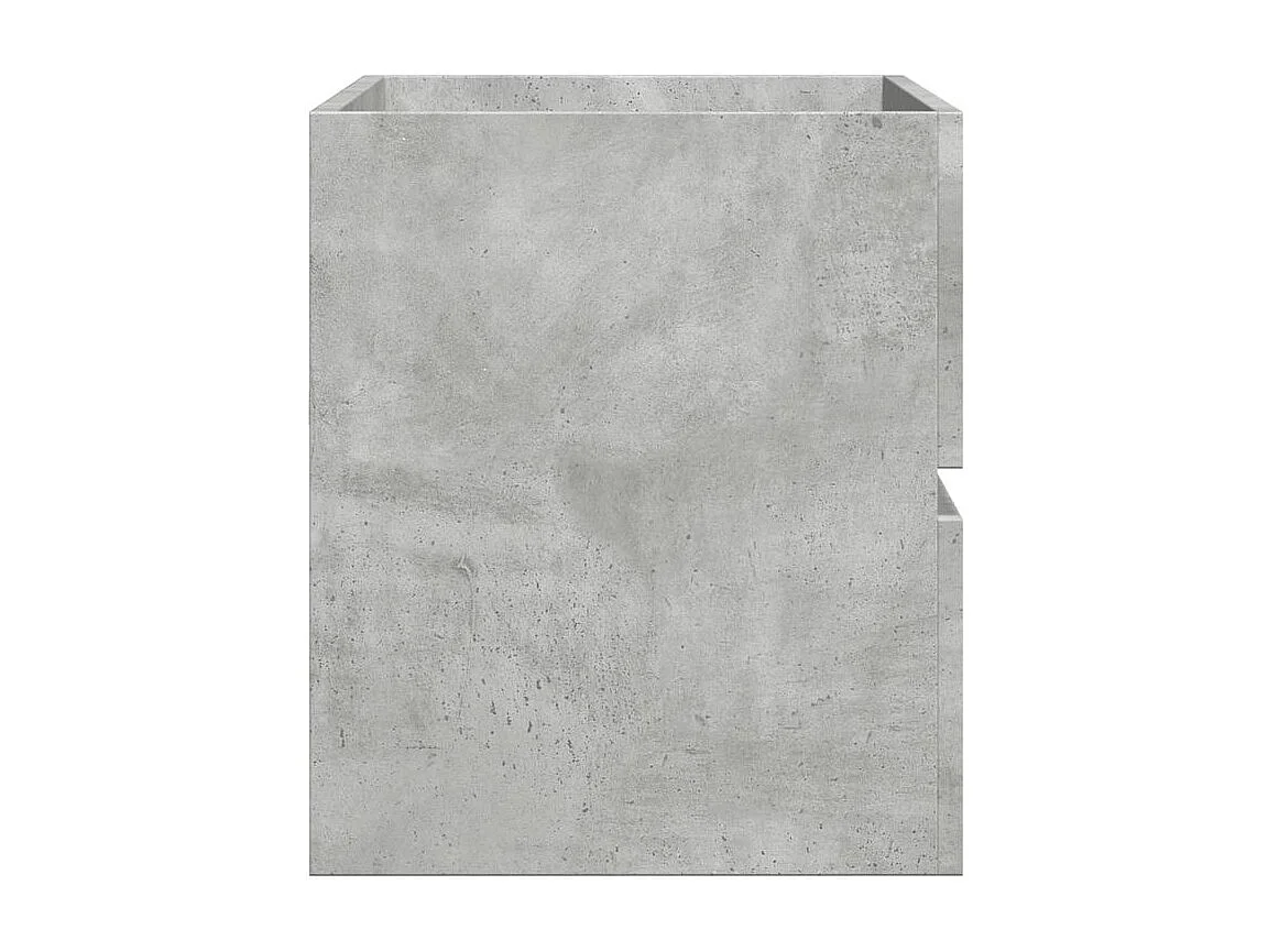 Armoire de salle de bain suspendue gris béton bois d'ingénierie