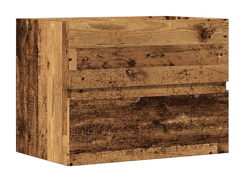 Armoire de salle de bain vieux bois bois d'ingénierie
