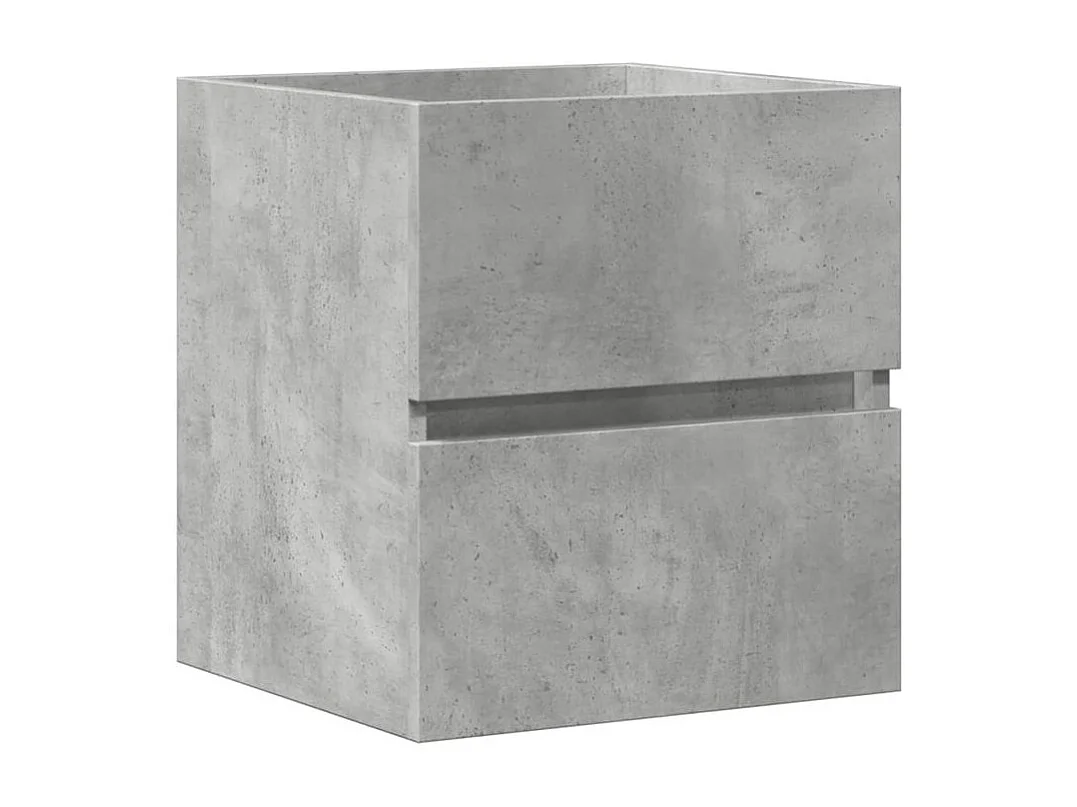 Armoire d'évier Gris béton 41x38,5x45 Bois d’ingénierie